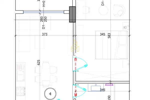 Appartamento in vendita a Kavaja 1+1, Vuoto