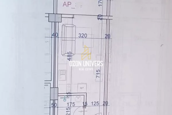 Shtepi ne shitje Apartament ne Durres, Garsoniere, Mobilimi Bosh, pa mobiluar, Pagesa 48,360  Euro.
