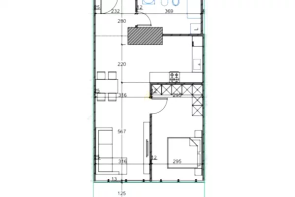 Shtepi ne shitje Apartament ne Tirane, 1+1, Mobilimi Bosh, pa mobiluar, Pagesa 159,312  Euro.