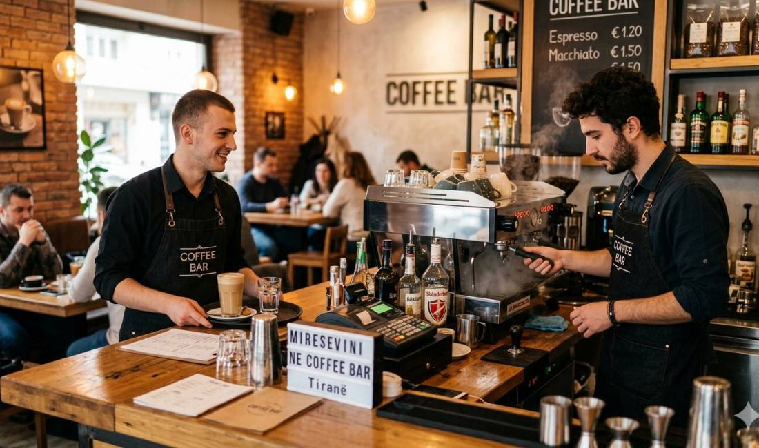 Njoftime Pune ne Tirane, Profesioni Kamarier / Banakier  , Fillestar/Pak eksperience, Pagesa 450  Euro.