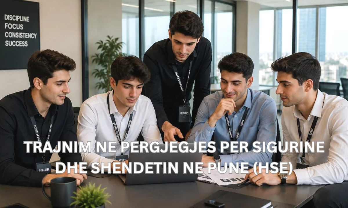 Njoftime Pune ne Tirane, Profesioni Trajnim profesional per Pergjegjes per Sigurine dhe Shendetin ne Pune (HSE) , Pa Eksperience, Pagesa Me Marreveshje.