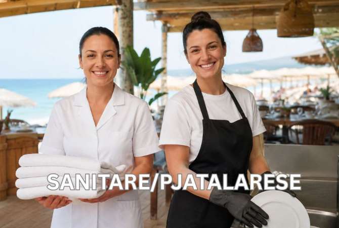 Njoftime Pune per Sanitare/Pjatalarese ne Kavaje