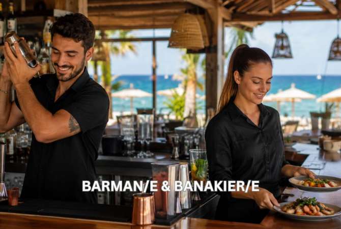 Njoftime Pune per Barman/e , Banakier/e ne Sarande