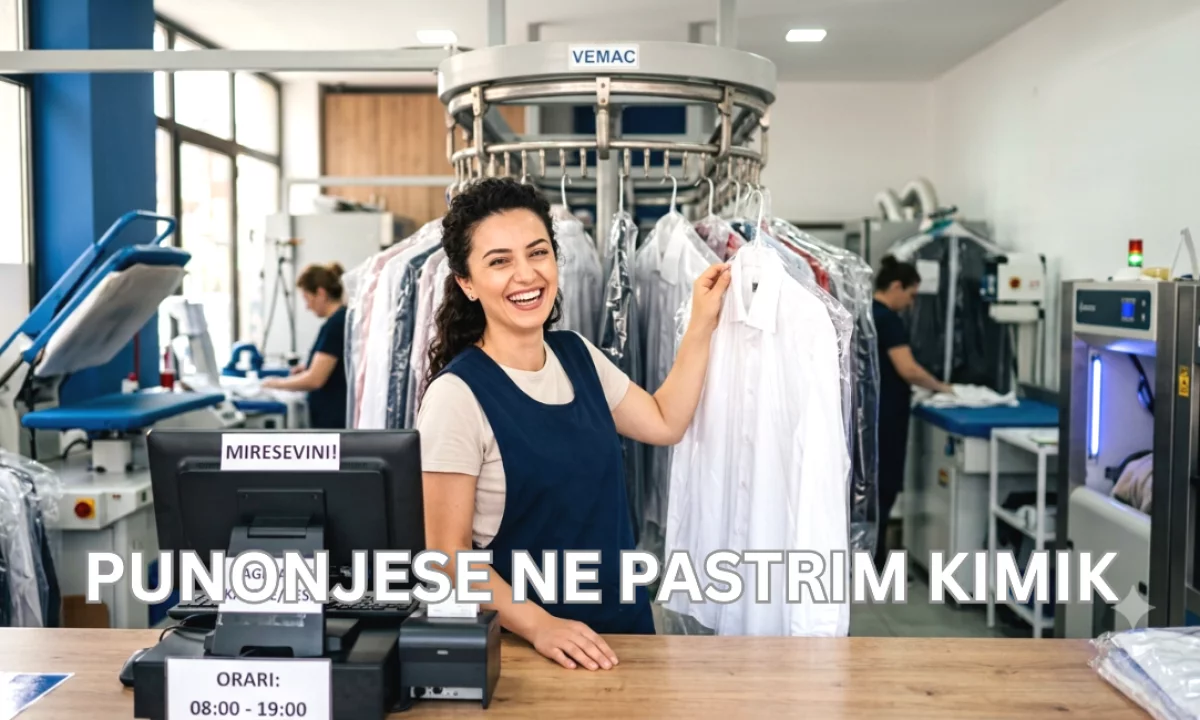 Njoftime Pune ne Tirane, Profesioni Punonjese ne Pastrim Kimik , Pa Eksperience, Pagesa Me Marreveshje.
