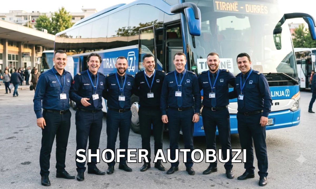 Njoftime Pune ne Tirane, Profesioni Shofer Autobusi , Pa Eksperience, Pagesa Me Marreveshje.