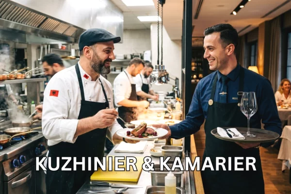Njoftime Pune per Kuzhinier &amp; Kamarier Restoranti ne Tirane