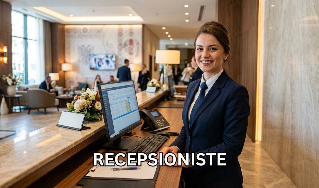 Njoftime Pune ne Tirane, Profesioni Recepsioniste , Fillestar/Pak eksperience, Pagesa 600  Euro.