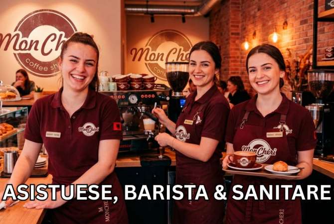 Njoftime Pune per Asistuese, Barista, Sanitare ne Elbasan