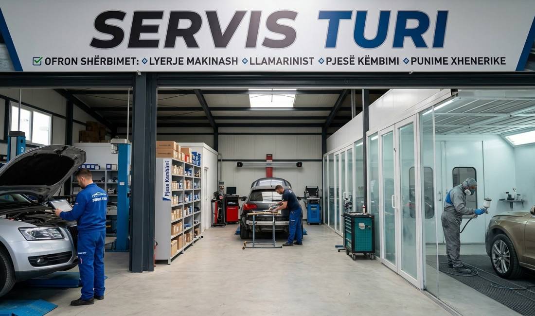 Servis ofron sherbimet per Lyerje makinash, Llamarinist, Pjese kembimi dhe Punime Xhenerike