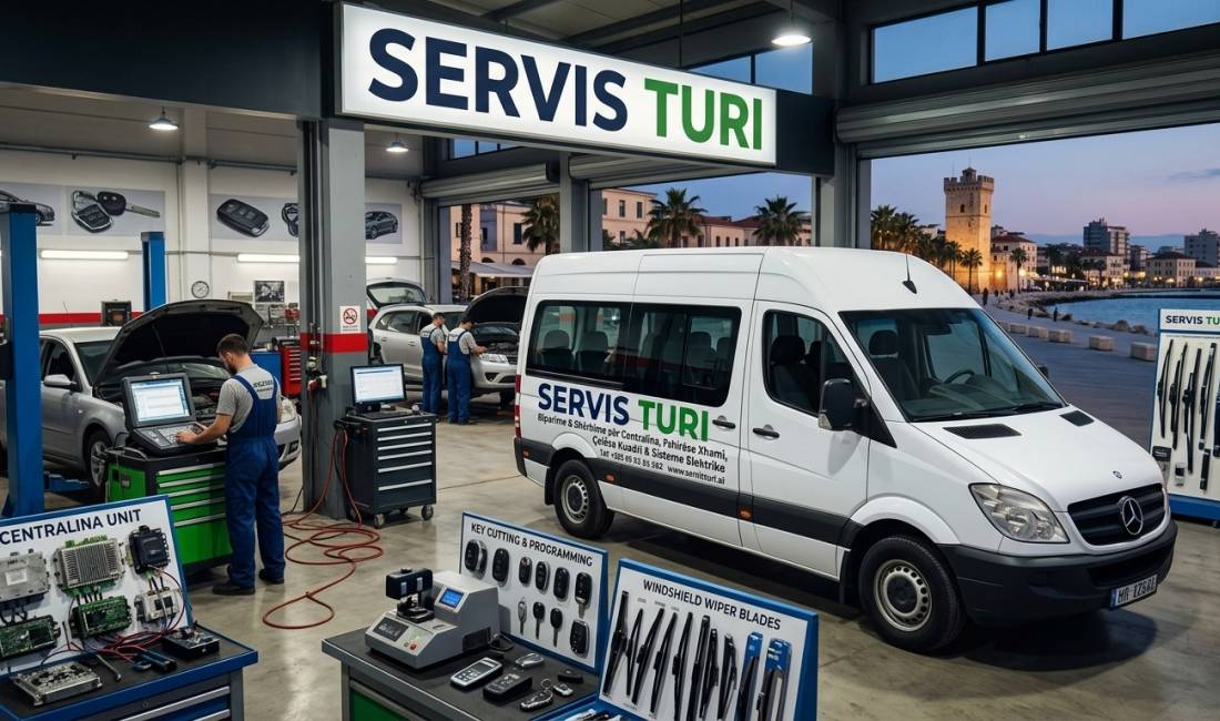 Servis Turi riparime dhe sherbime te ndryshme per Centralina, Fshirese xhami, Celsa kuadri etj.