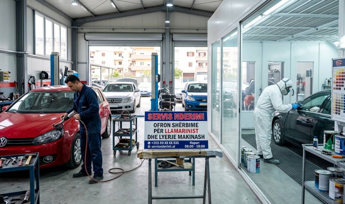 Servis Nderimi ofron sherbim per Llamarinist dhe Lyerje makinash