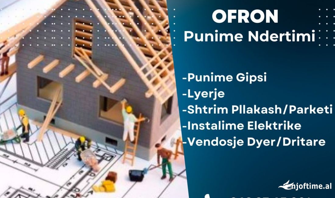 Bejme punime te ndryshme ndertimi