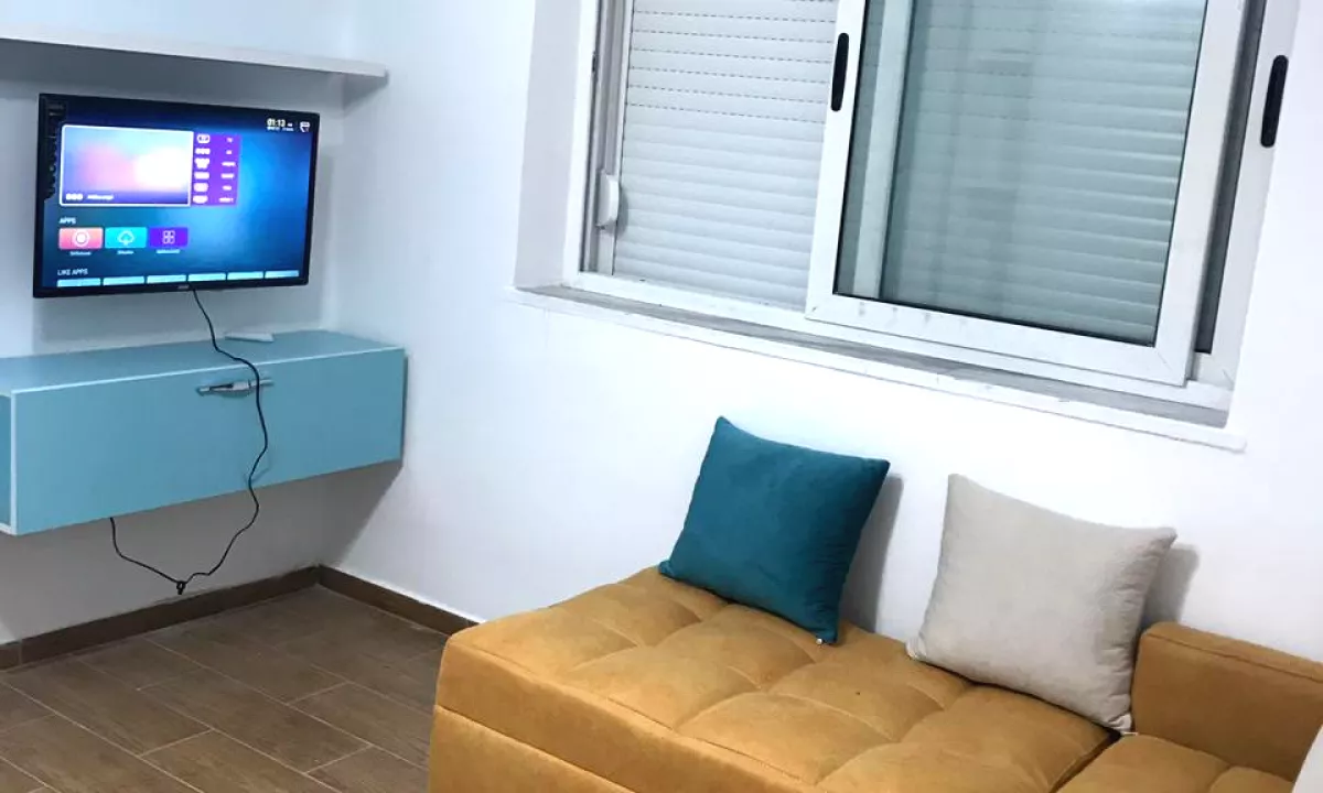 Shtepi ne shitje Apartament ne Tirane, Garsoniere, Mobilimi Pjeserisht e mobiluar, Pagesa 55,000  Euro.
