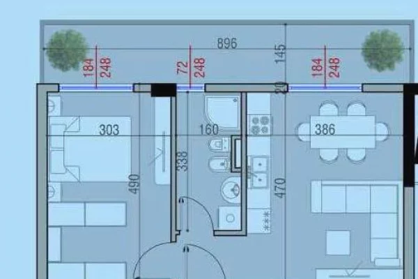 House for Sale 1+1 in Tirana - 11,700,000 Leke