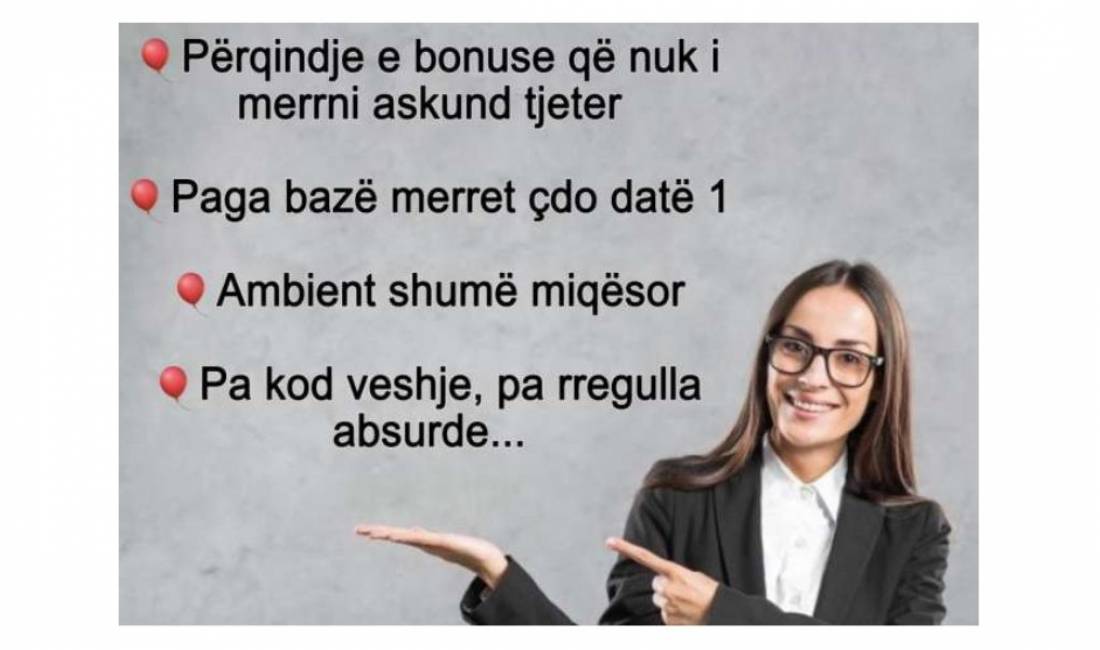 Job Offers in Tirana, Profession Agjent ne gjuhen gjermane ,italiane dhe spanjolle , Beginner/Little experience, Payment 1,000  Euro.