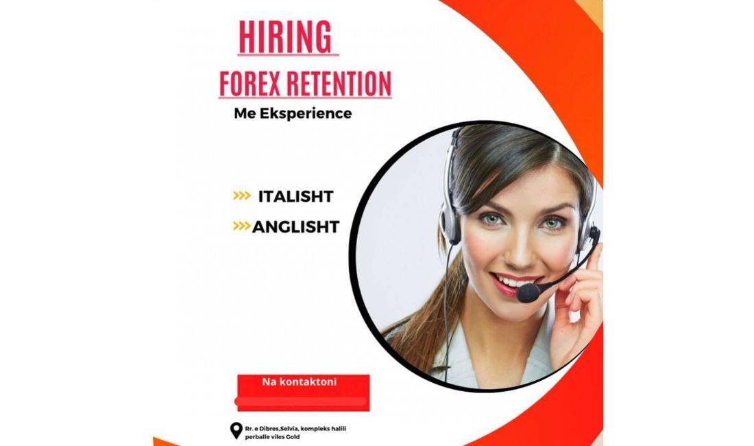 Job Offers in Tirana, Profession Retetion Anglisht ,Italisht  , With experience, Payment 1,000  Euro.