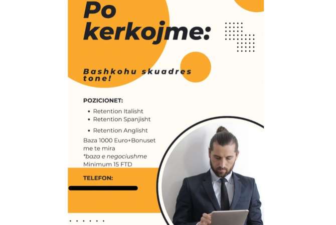 Job Offers for Call Center Agent in Tirana