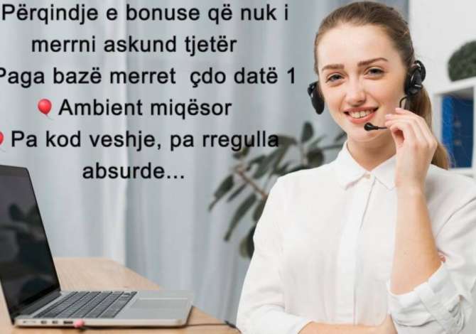 Job Offers for Call Center Agent in Tirana