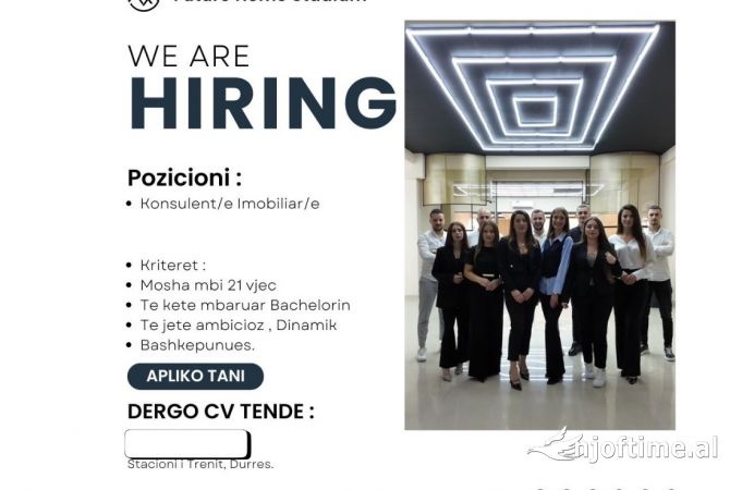 Job Offers for Real Estate Agent in Durres