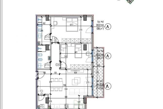 Shtepi ne shitje Apartament ne Tirane, 2+1, Mobilimi Bosh, pa mobiluar, Pagesa 235,290  Euro.