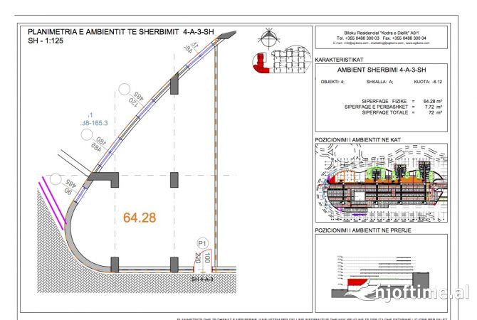 Business Property in Sale 1+1 in Tirana - 93,000 Euro