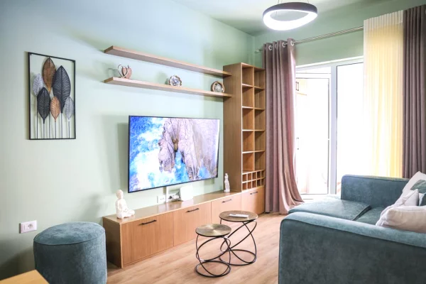 Shtepi ne shitje Apartament ne Tirane, 1+1, Mobilimi E mobiluar, Pagesa 115,000  Euro.