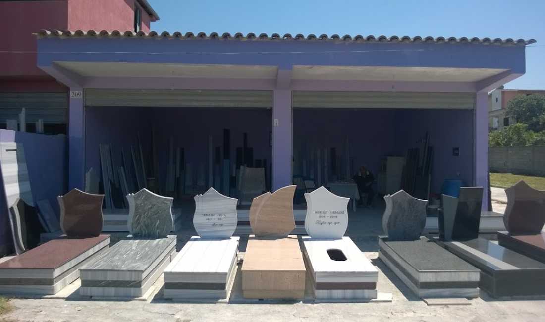 Punime varresh me lende mermer dhe granit, Tirane