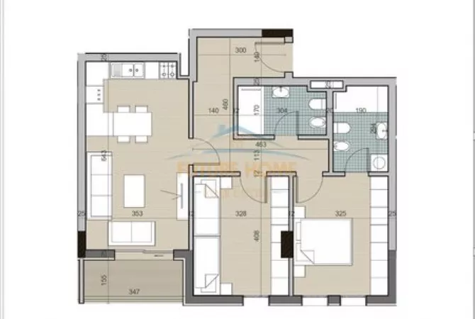 Appartamento in vendita a Tirana 2+1, Vuoto