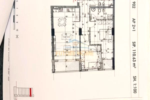 Appartamento in vendita a Tirana 2+1, Vuoto