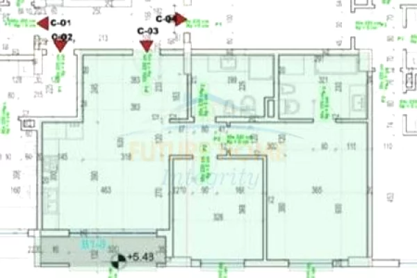 Appartamento in vendita a Tirana 2+1, Vuoto
