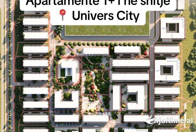 Apartamente 1+1 ne shitje te Univers City