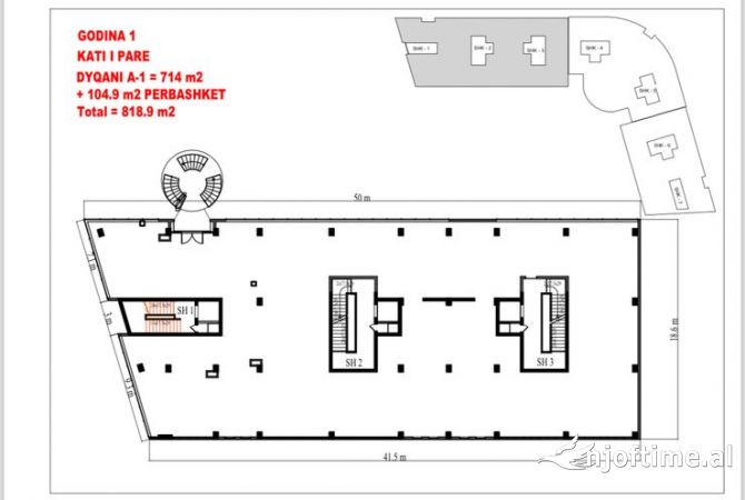 Ambiente Commerciale in Affitto 3+1 a Tirana - 3,500 Euro