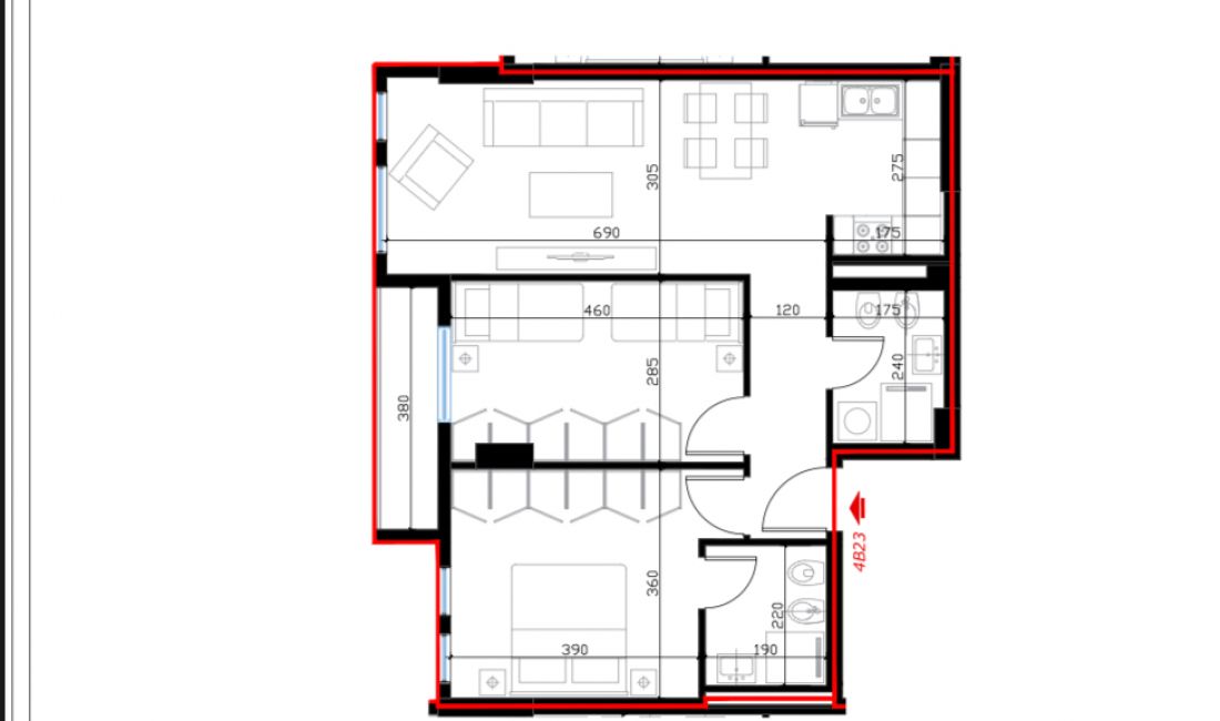 Shtepi ne shitje Apartament ne Tirane, 2+1, Mobilimi Bosh, pa mobiluar, Pagesa 100,000  Euro.