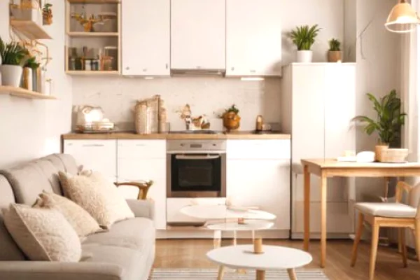 Jepet me qera apartament 1+1 Rruha Kavajes 48.000 Leke