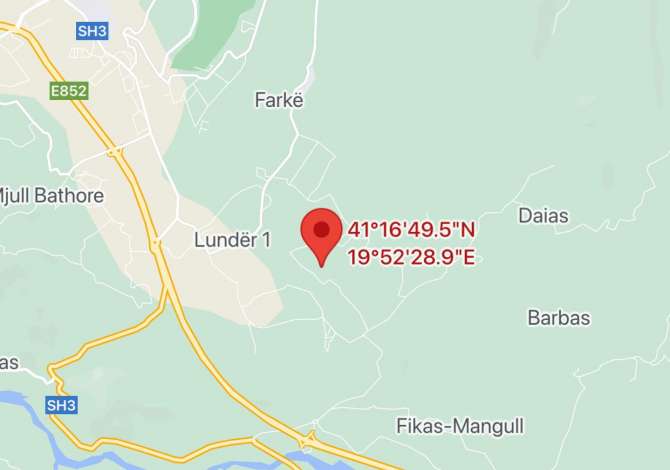 Shitet Toke 1300 m2 , mbrapa Rolling Hills,Lunder