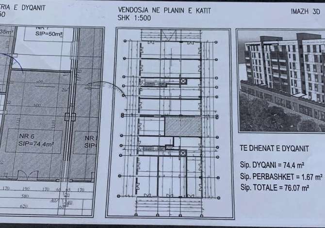 Ambient biznesi me qera 3+1 ne Tirane - 40,000 Leke