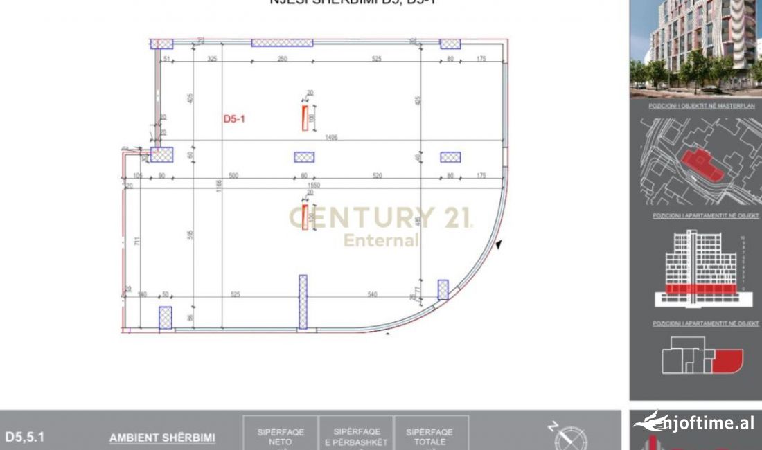Ambient komerciale per shitje tek Komuna e Parisit 