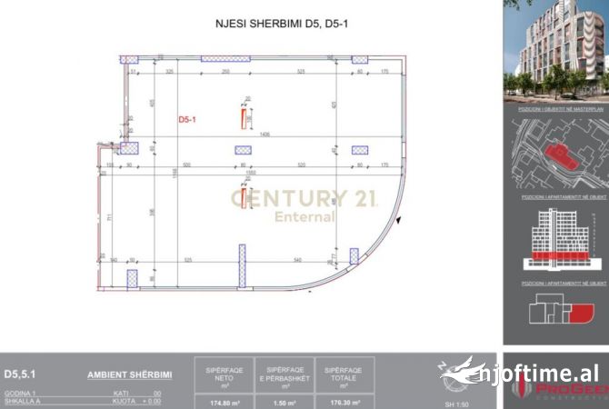 Business Property in Sale 1+1 in Tirana - 740,460 Euro