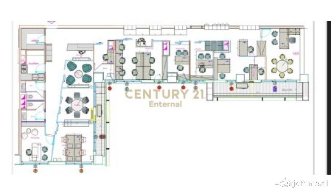 Jepet me qira Zyre + 2 Poste Parkimi -1 tek "Ambasador 3