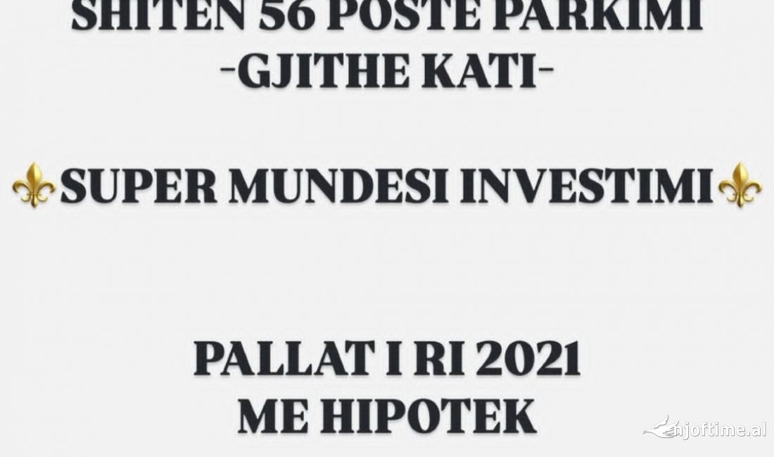 57 Poste Parkimi per shitje te Rruga e Kosovareve