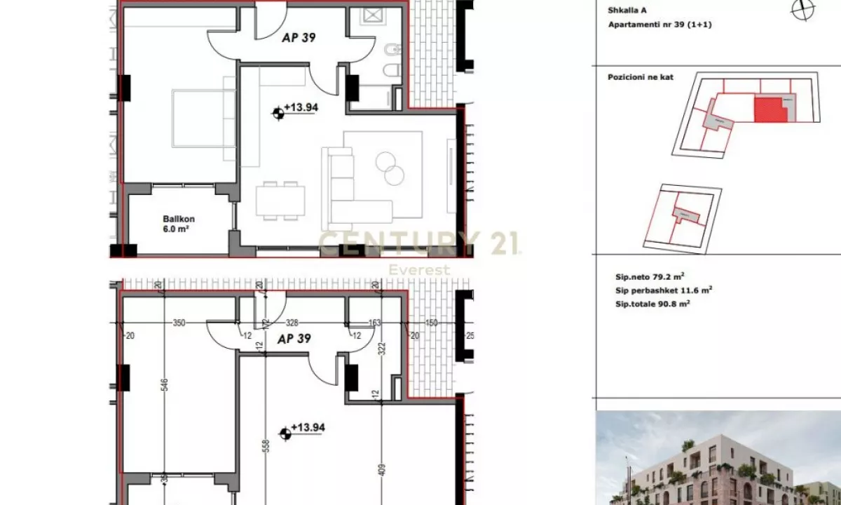 Shtepi ne shitje Apartament ne Sarande, 1+1, Mobilimi Bosh, pa mobiluar, Pagesa 150,150  Euro.