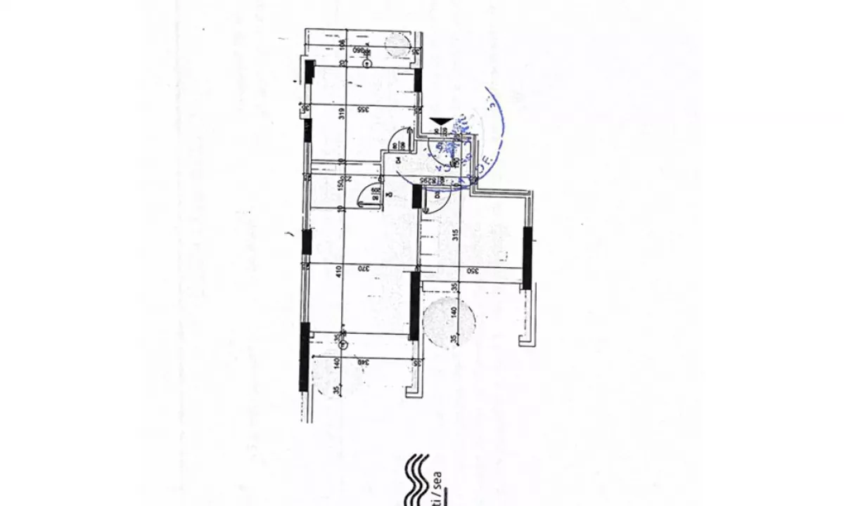 Shtepi ne shitje Apartament ne Sarande, 2+1, Mobilimi Bosh, pa mobiluar, Pagesa 246,500  Euro.