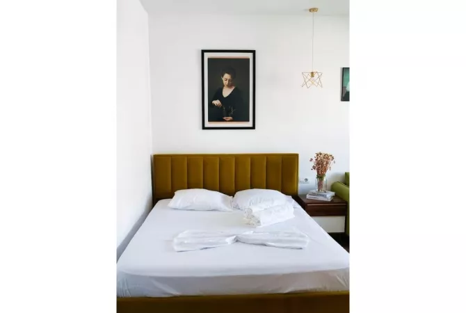 Shtepi ne shitje Apartament ne Tirane, 1+1, Mobilimi E mobiluar, Pagesa 185,000  Euro.