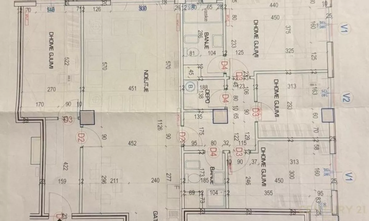 Shtepi ne shitje Apartament ne Tirane, 4+1, Mobilimi Bosh, pa mobiluar, Pagesa 300,000  Euro.