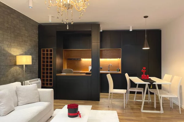 Shtepi ne shitje Apartament ne Tirane, 1+1, Mobilimi E mobiluar, Pagesa 230,000  Euro.