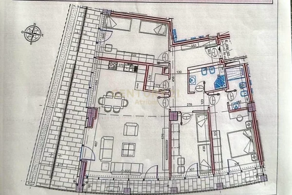 Appartamento in vendita a Tirana 3+1, Vuoto