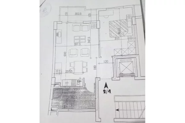 Appartamento in vendita a Tirana 1+1, SemiArredato