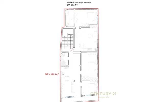 SHESIM GODINE KOMERCIALE 4-KATESHE NE QENDER TE XHAMLLIKUT