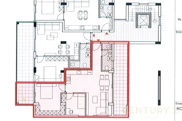 Shtepi ne shitje Apartament ne Durres, 2+1, Mobilimi Bosh, pa mobiluar, Pagesa 270,000  Euro.