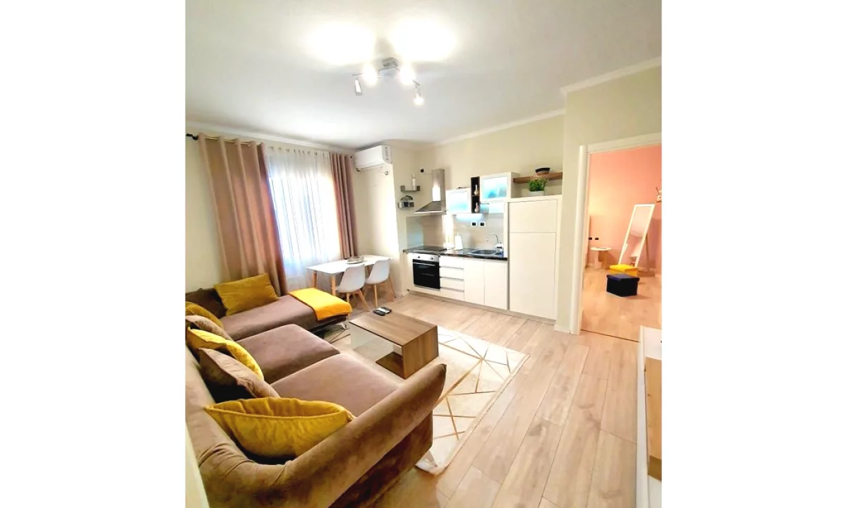 Shtepi me qera Apartament ne Tirane, 1+1, Mobilimi E mobiluar, Pagesa 1,100  Euro.